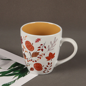 Most popular ceramic printed coffee cup water mug