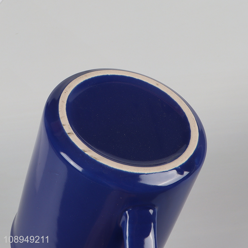 Top quality blue ceramic water cup tea cup coffee cup