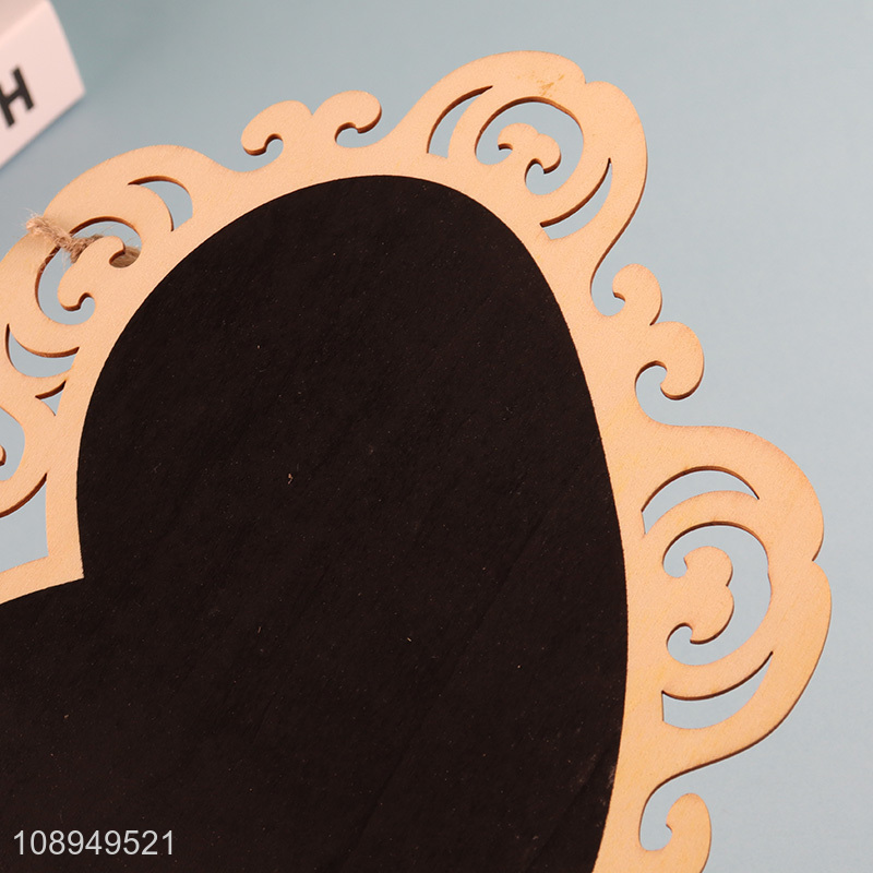 High Quality Wooden Mini Chalkboard Signs Price Tags with String