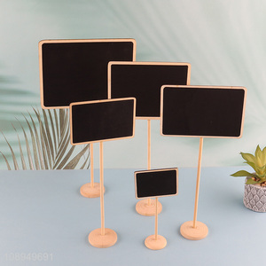 China Imports Wooden Mini Chalkboard Signs Cafe Buffet Food Tags