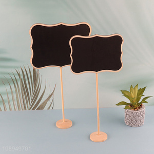 Factory Price Wooden Mini Chalkboard Signs for Event Decorations