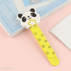 Hot Selling Cute Panda Wooden Bookmark Reading Ruler for Student