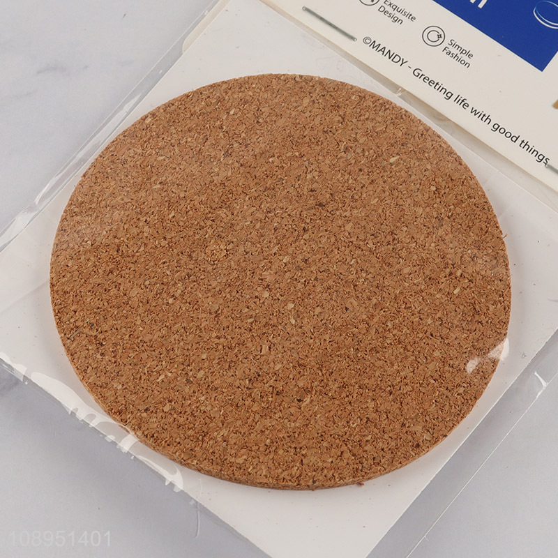 High Quality 1PC 9X9CM Round Cork Furniture Pads Anti Scratch Chair Leg Pads