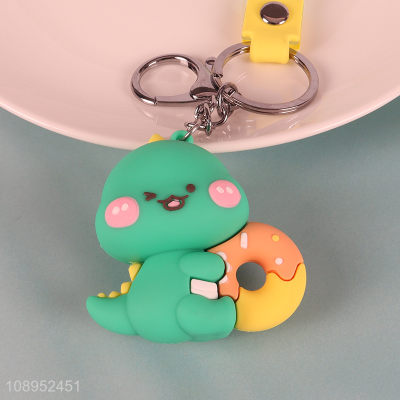 Good price dinosaur shape portable cartoon keychain for gifts