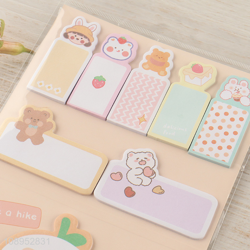 Hot Selling Cute Cartoon Sticky Notes Kawaii Sticky Note Pads for Students