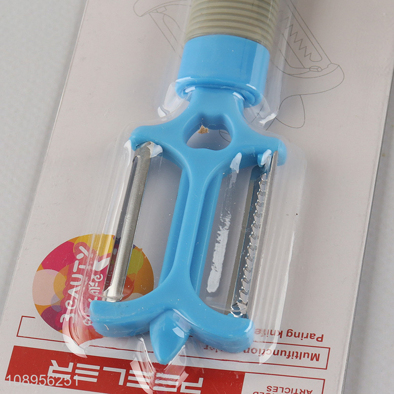 Hot Selling Double Sided Stainless Steel Vegetable and Fruit Peeler