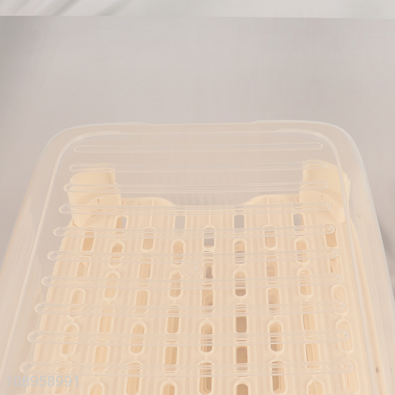 Top quality multi-layer fridge dumpling storage box with handle