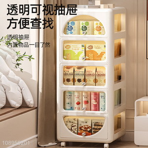 Hot items kitchen home multi-functional plastic storage cabnient with drawers