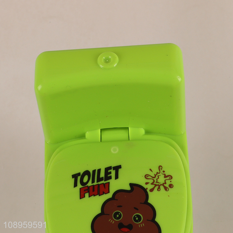 Good sale children mini toilet toy trick toy wholesale