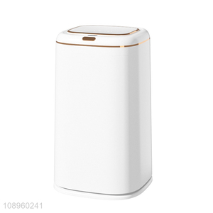 High Quality Rechargeable Automatic Self-Sealing Trash Can with Inner Bin