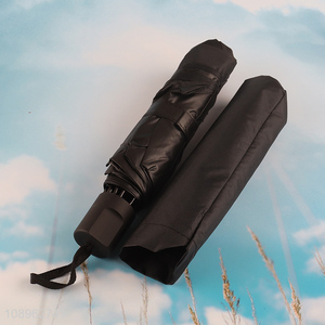 Hot Selling Semi-Automatic Folding Triple Umbrella for Women Men