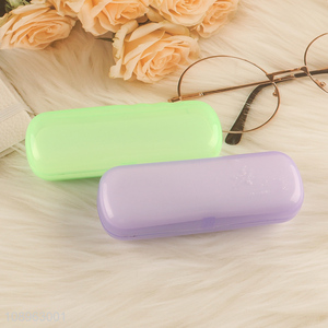 High Quality Transparent Hard Shell Plastic Sunglasses Case