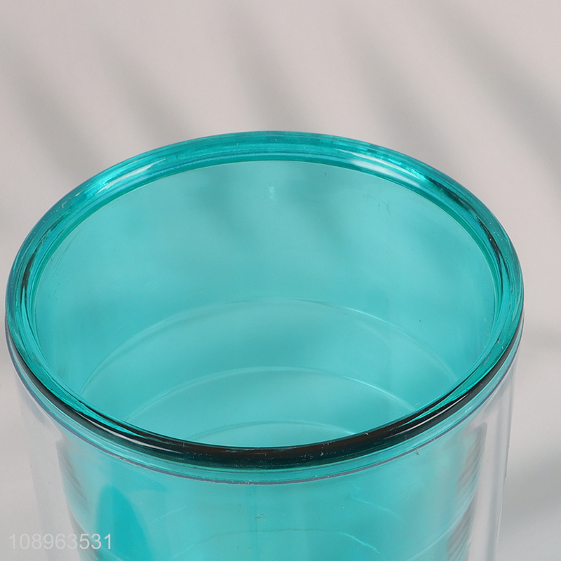 Hot selling double wall 430ml plastic water cup wholesale