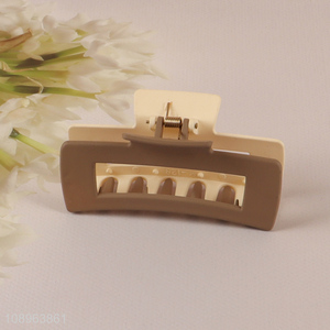 China products rectangle non-slip hair claw clips for women