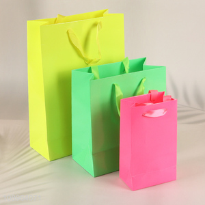 Top products multicolor paper babg gift tote bag