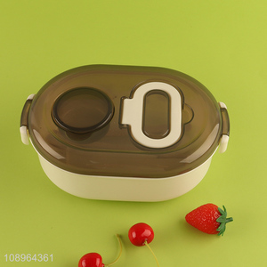 Online Wholesale Reusable Food Grade Plastic Leak Proof Bento Lunch Box