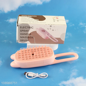 Wholesale 3-in-1 Rechargeable Self Cleaning Dog Cat Steam Brush for Shedding