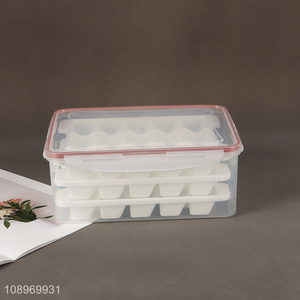 Good price rectangle fridge food container dumpling box storage box