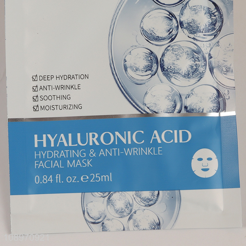 New product adult hyaluronic acid facial mask for face care