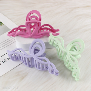 Factory Price Candy Colord Hair Claw Clips Non-Slip Hair Jaw Clips