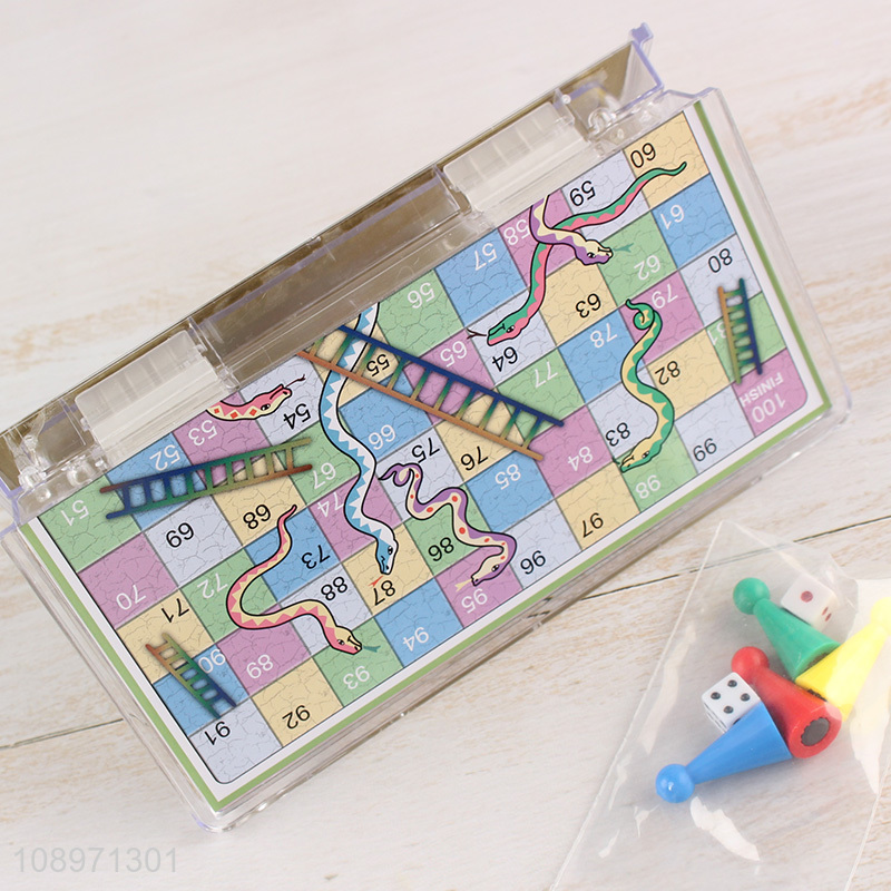 New Product Magnetic Snakes and Ladders Board Game with Folding Board