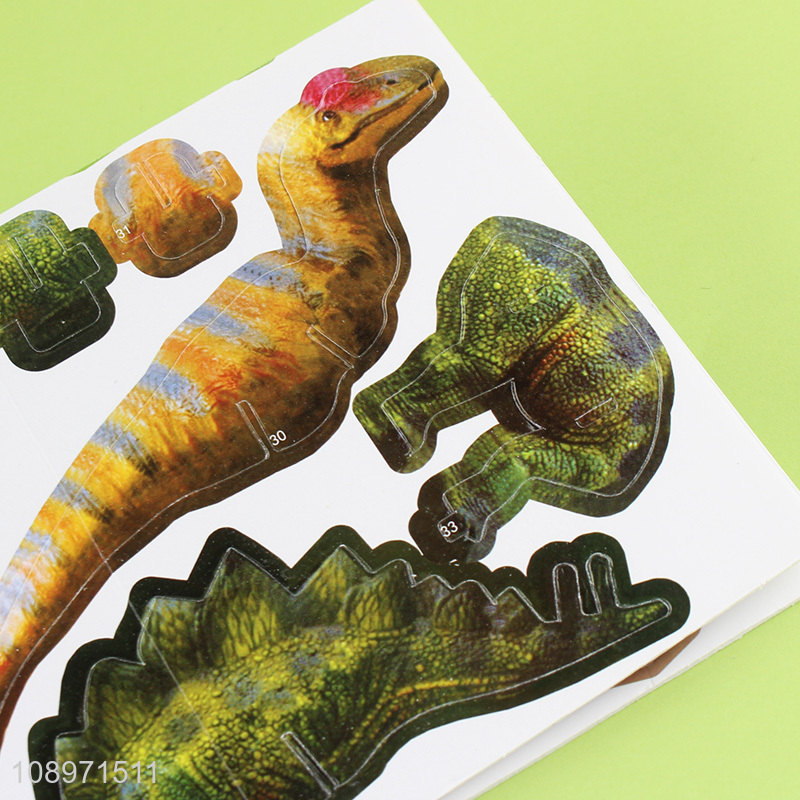 New Product DIY Assembly 3D Dinosaur Puzzle Kids Educational Toy