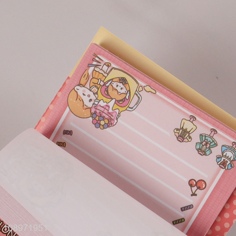 Good selling cartoon school office supplies sticky note wholesale