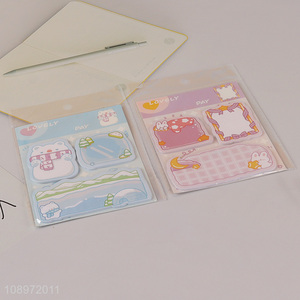 Latest products cartoon self-adhesive post-it notes sticky notes