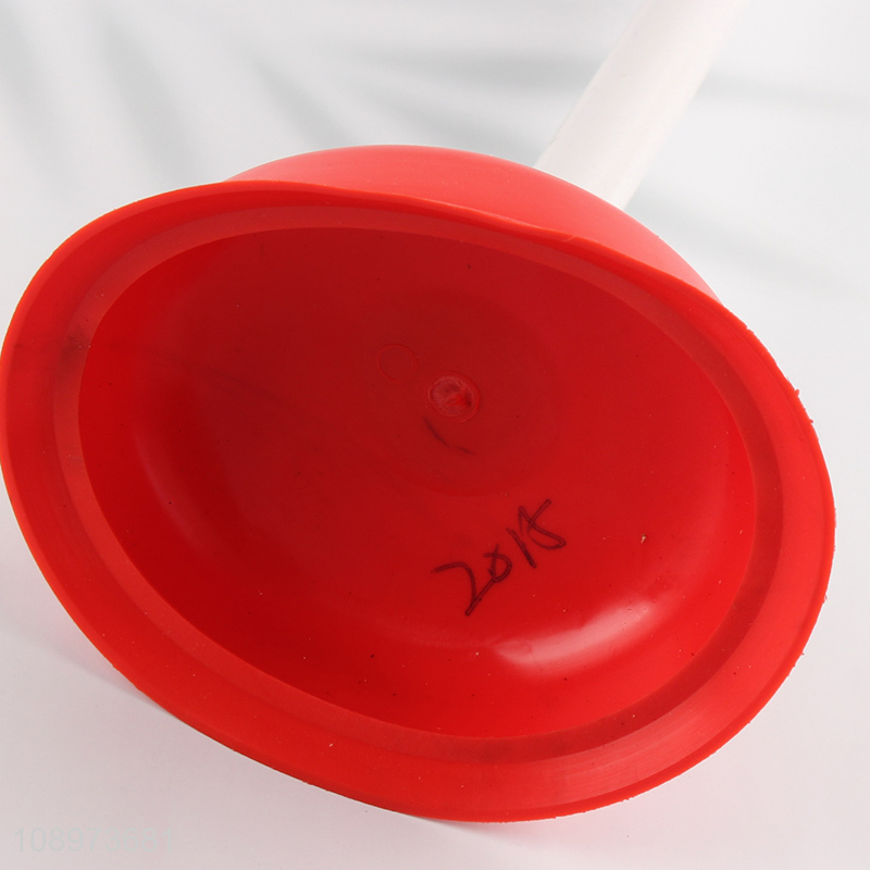 New Arrival Durable Toilet Plunger with Long Plastic Handle