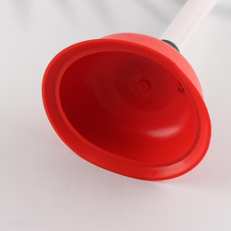 New Product Rubber Toilet Plunger with Mini Plastic Handle