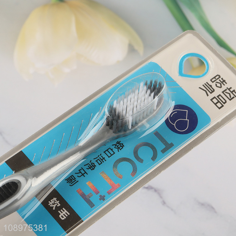 Latest products adult oral care soft bristle toothbrush for sale