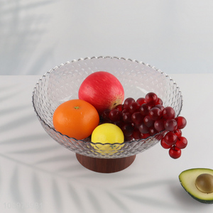 Top selling home kitchen PET fruit plate snack plate for tabletop decoration