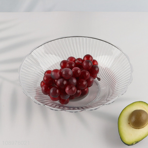 Popular products clear tabletop decoration fruits plate for sale