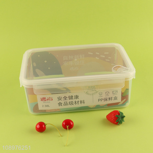 Low price rectangle food container food preservation box for sale