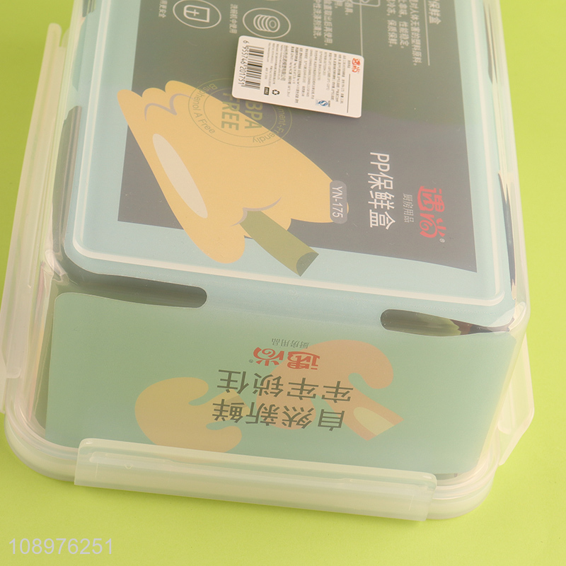 Low price rectangle food container food preservation box for sale