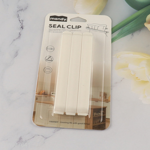 China wholesale 3pcs food bag clips seal clips set for home