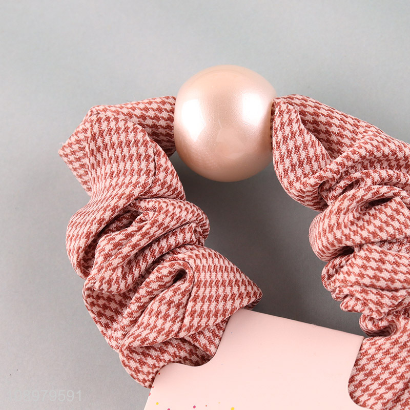 Yiwu market elastic girls hair accessories hair scrunchies hair ties for sale