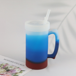 Top sale home office water cup drinking cup with straw