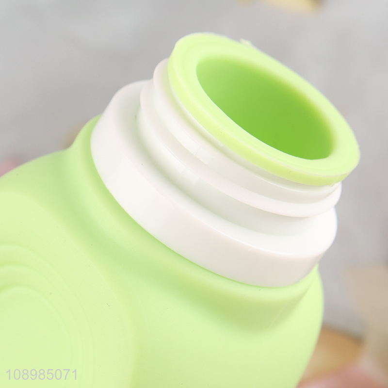 Online wholesale portable travel toiletries bottle silicone empty bottle