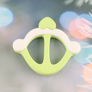 Factory supply soft silicone baby teether sensory toy for sale