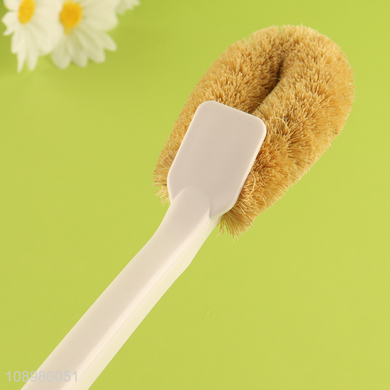 Online wholesale bathroom accessories reusable toilet brush cleaning tool