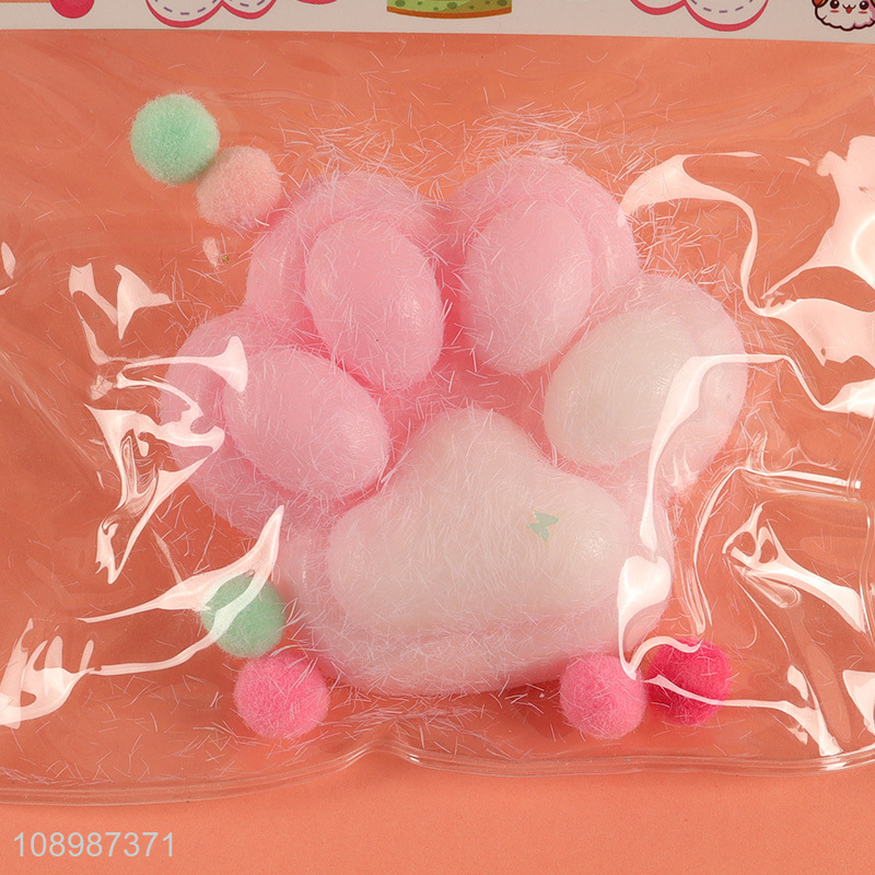 New Product Cat Paw Squishy Toy Anxiety Stress Relief Toy Fidget Toy