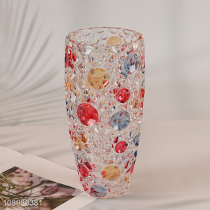 New Product Colored Glass Vase Modern Aesthetic Glass Flower Vase for Gift