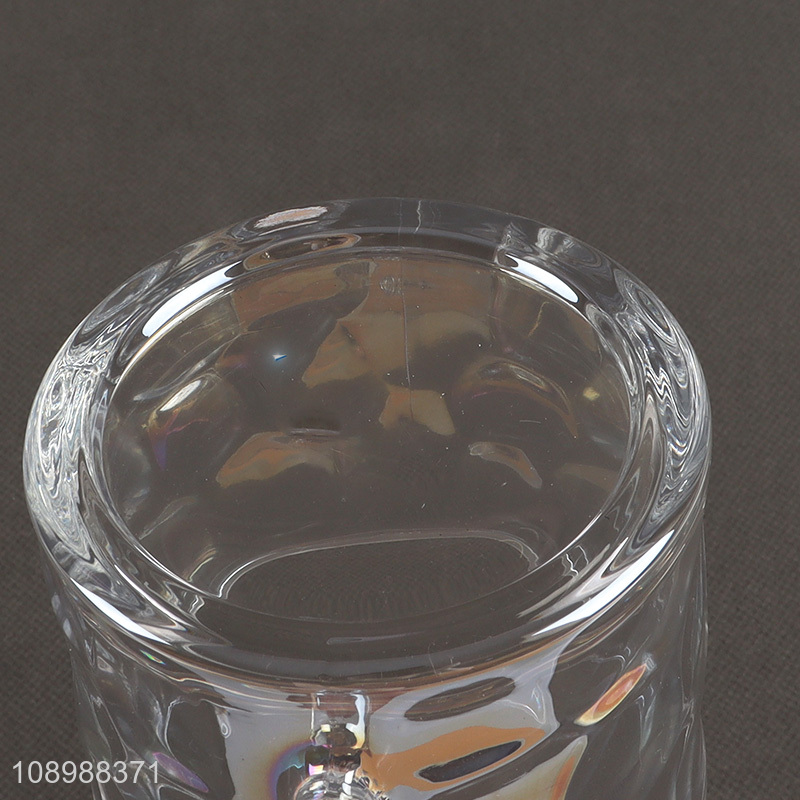 New Product 400ml Glass Mug Coffee Juice Mug Breakfast Cup with Handle