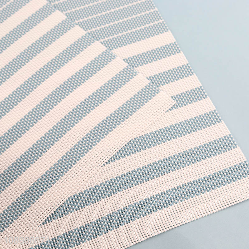 China products rectangle non-slip striped placemat dinner mat