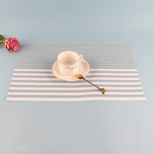 China products rectangle non-slip striped placemat dinner mat