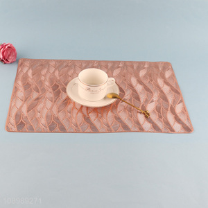 Factory direct sale rectangle tabletop decoration place mat dinner mat