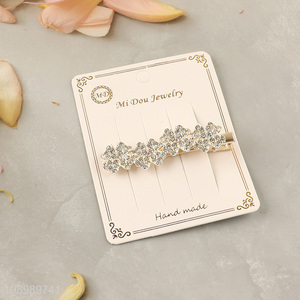 Popular products fashionable hair accessories girls diamond-encrusted hairpin