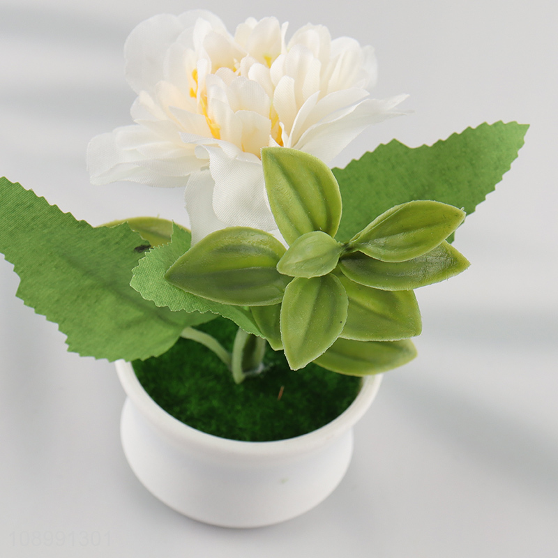 New arrival natural plastic artificial potted plant for home decor