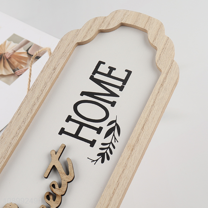 New style sweet home word wooden hanging ornaments for decoration